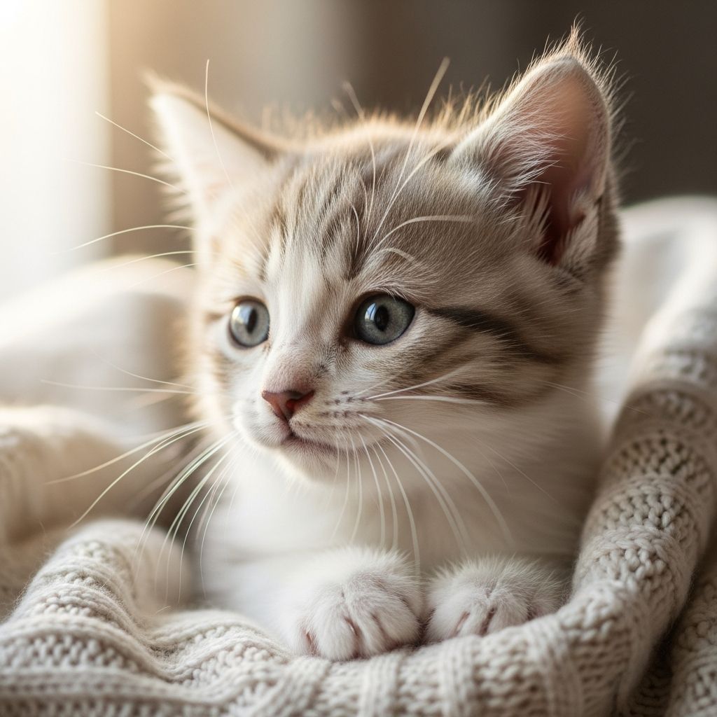 Expert tips on nutrition, health checks, play, and growth for your energetic 8-week-old kitten to ensure a healthy start.