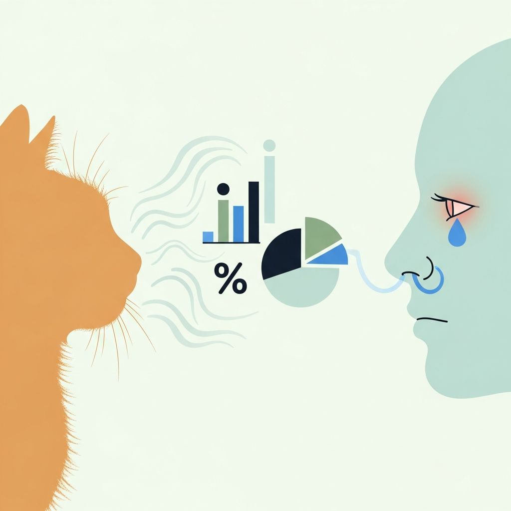 Discover key data on cat allergy prevalence, impacts on pet owners, market trends, and management strategies worldwide.