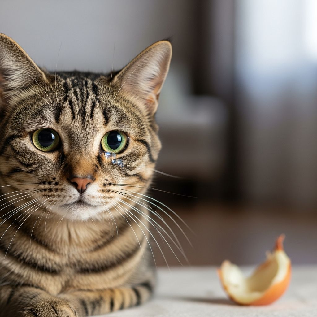 Learn why onions are toxic to cats, recognize poisoning symptoms, and know what emergency steps to take immediately.