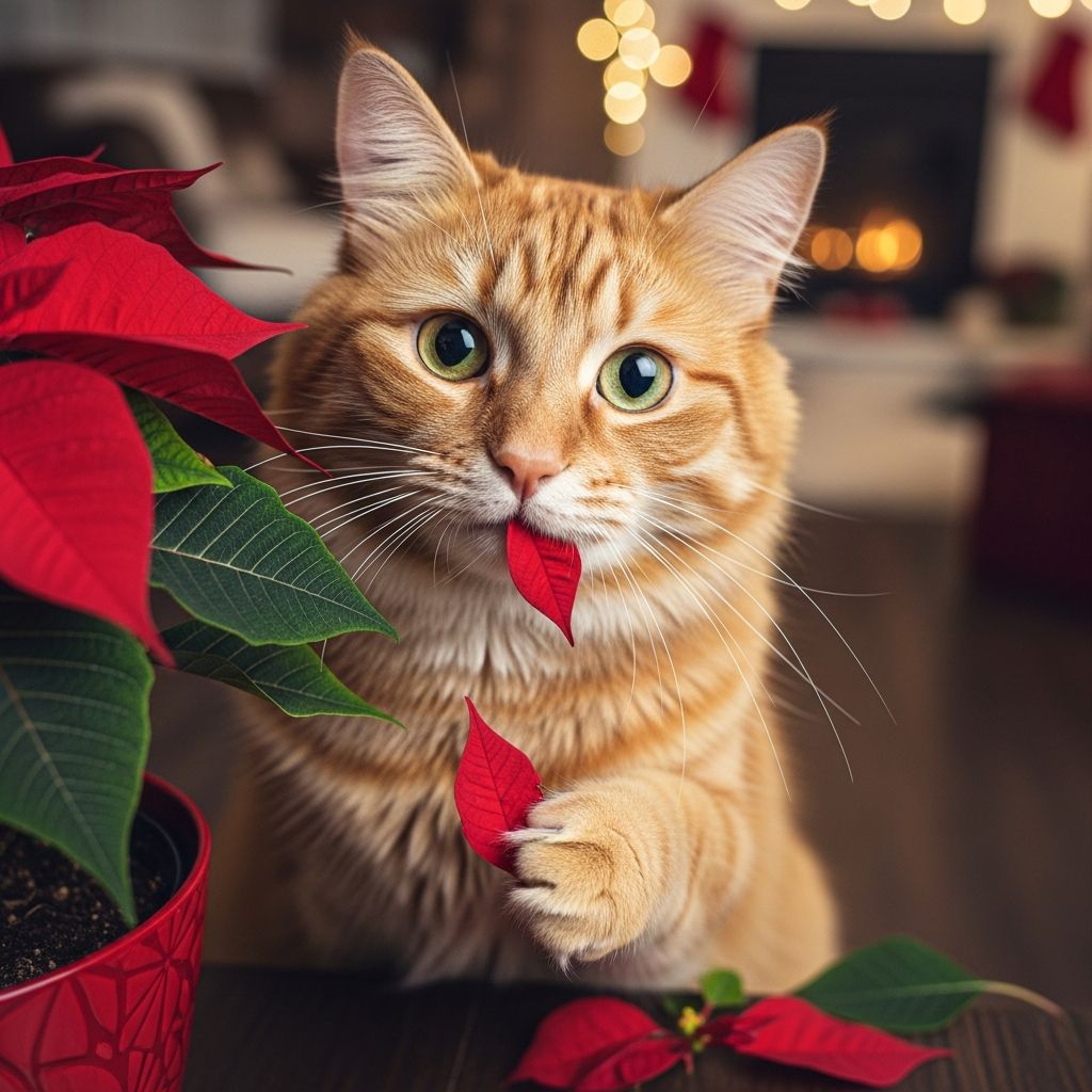 Cat Ate Poinsettia: Risks and Care Guide Discover if poinsettias are truly dangerous for cats, recognize symptoms, and learn immediate steps to keep your feline safe during holidays.