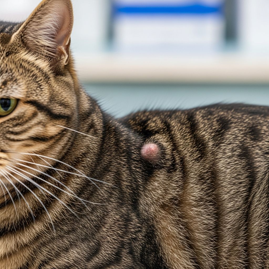 Discover potential reasons for lumps on your cat's back near the spine and learn vital steps for timely veterinary intervention.