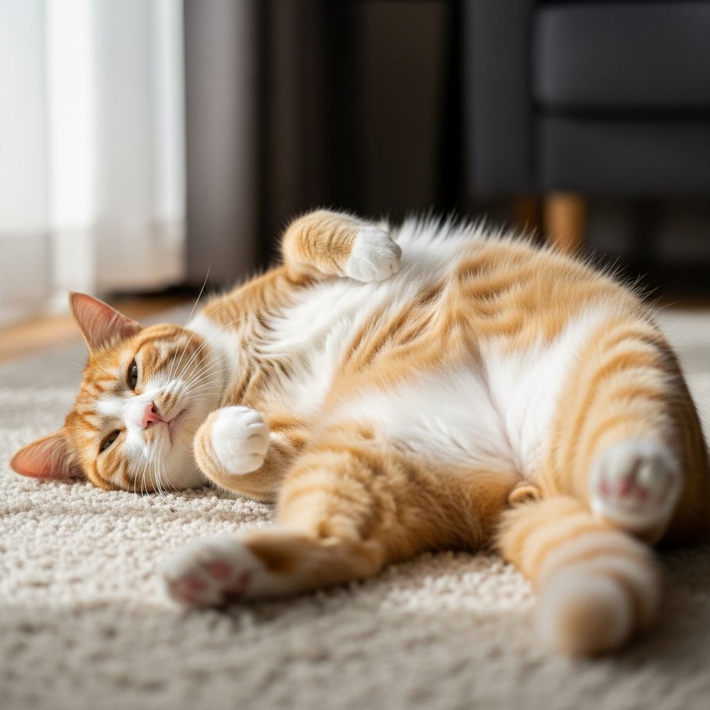 Cat Belly Flaps: Complete Guide To Primordial Pouches Discover the truth about your cat's swinging belly pouch: normal anatomy or sign of trouble? Learn how to tell and keep your feline fit.