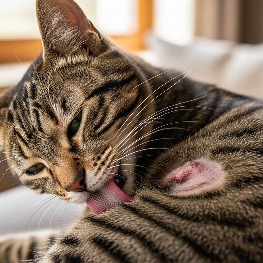 Cat Chewing Fur Off? 5 Vet-Reviewed Reasons & Fixes Discover why your cat is biting her fur off and get vet-approved solutions to stop overgrooming, from fleas to stress relief.