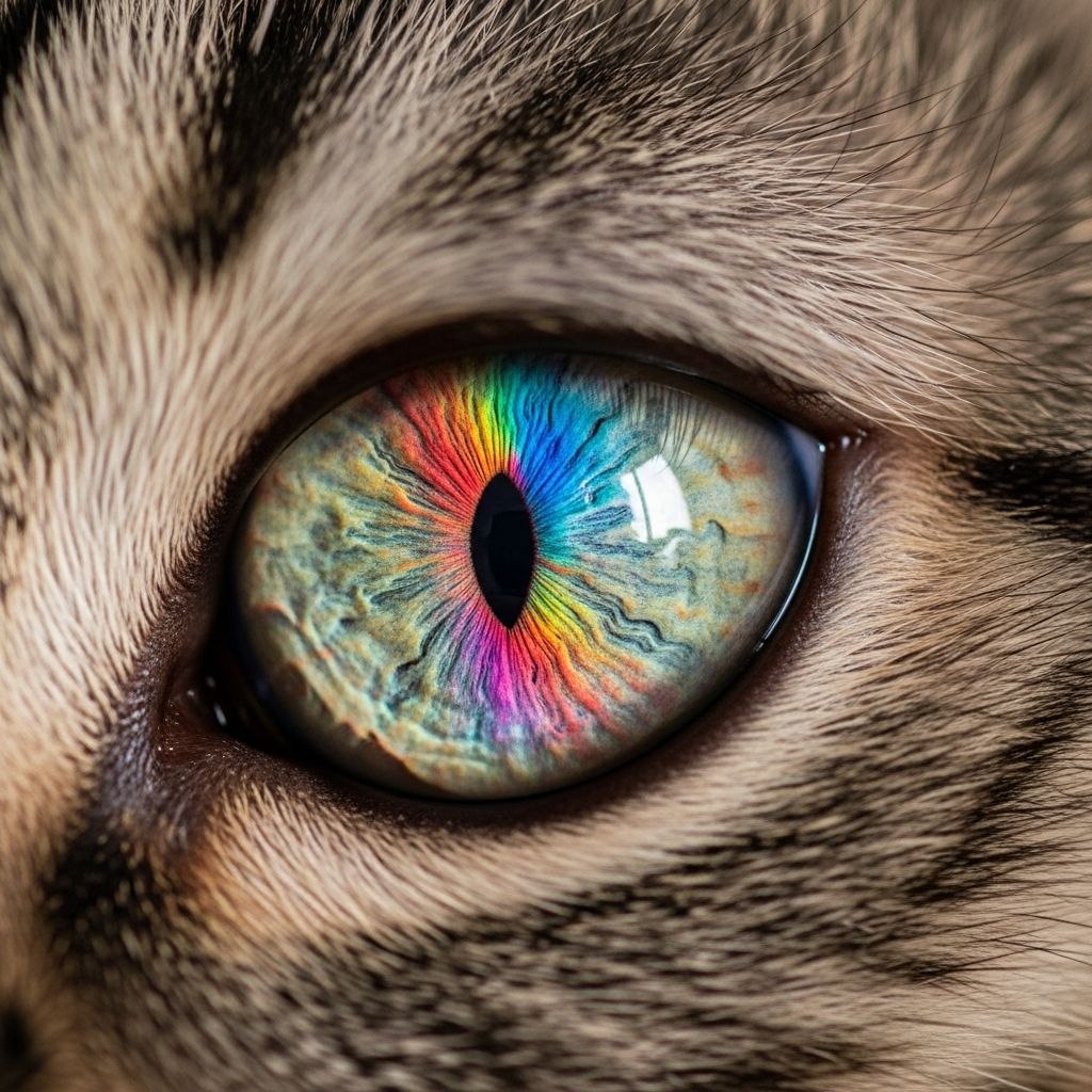 Discover how cats perceive colors differently from humans, their dichromatic world, and why it enhances their hunting prowess in low light.