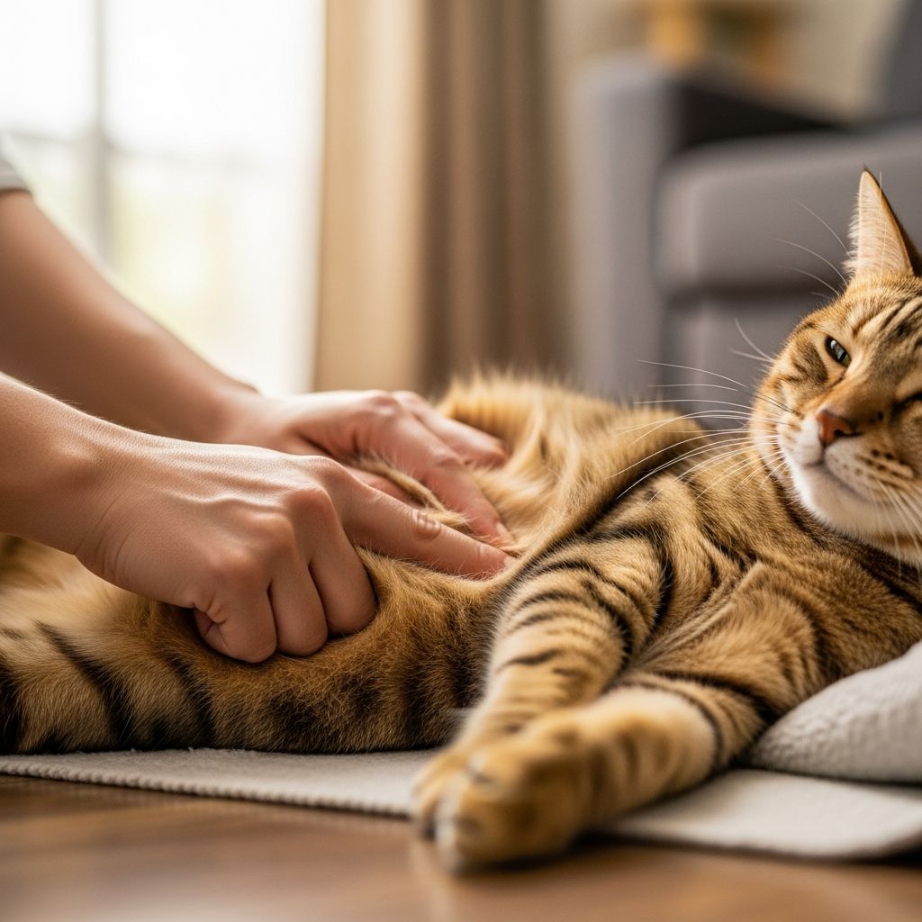 Cat Constipation Relief: Massage Techniques Discover safe massage methods and holistic strategies to ease your cat's constipation and promote healthy digestion naturally.