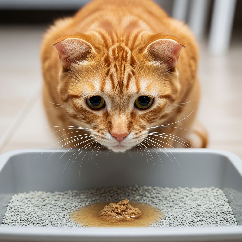 Complete guide to understanding cat diarrhoea: causes, symptoms, and when to visit your vet.