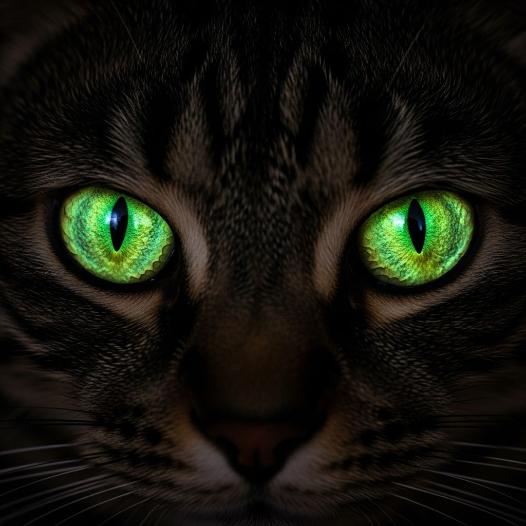Undefined: Cat Eyes Glow Night Vision Secrets Discover the science behind your cat's eerie nighttime glow and how it powers their superior vision in the dark.