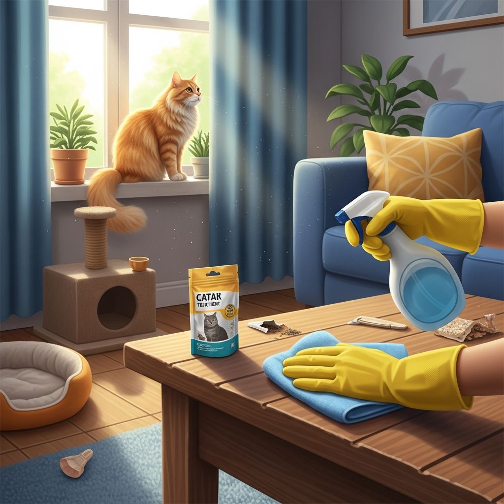How to Clean Your House When Your Cat Has Fleas Complete guide to eliminating fleas from your home and preventing reinfestation.