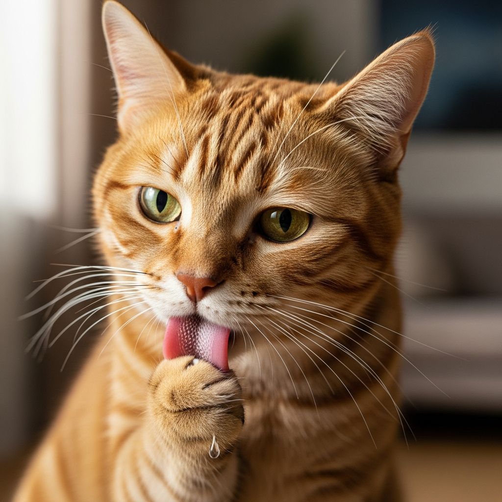 Expert vet advice on what happens if your cat licks flea medicine and immediate steps to take for safety.