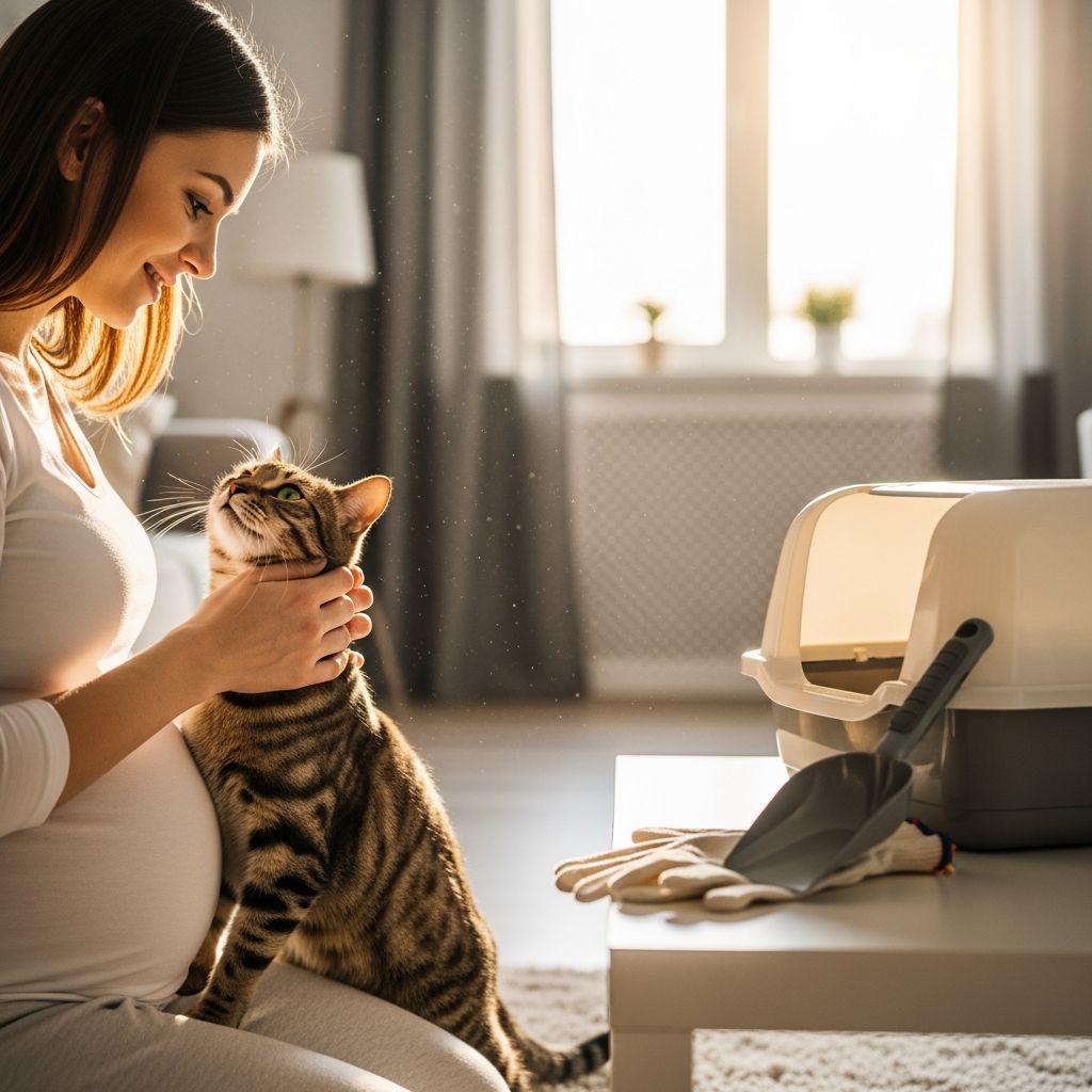 Cat Litter Safety In Pregnancy: 4 Essential Precautions Essential guidelines for expectant mothers with cats to minimize toxoplasmosis risks and ensure a healthy pregnancy journey.