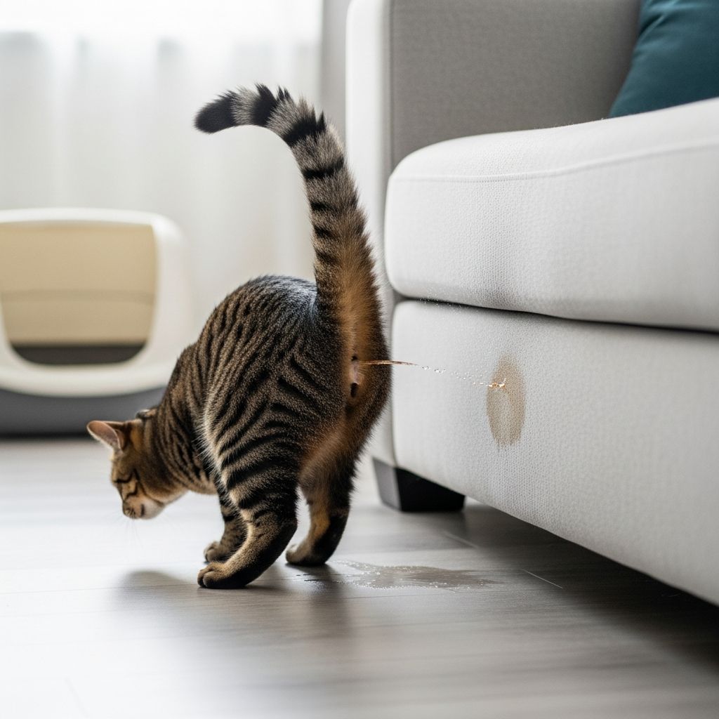 Understand why cats mark territory with urine spraying, rubbing, and scratching, and discover effective strategies to manage and prevent these behaviors in your home.