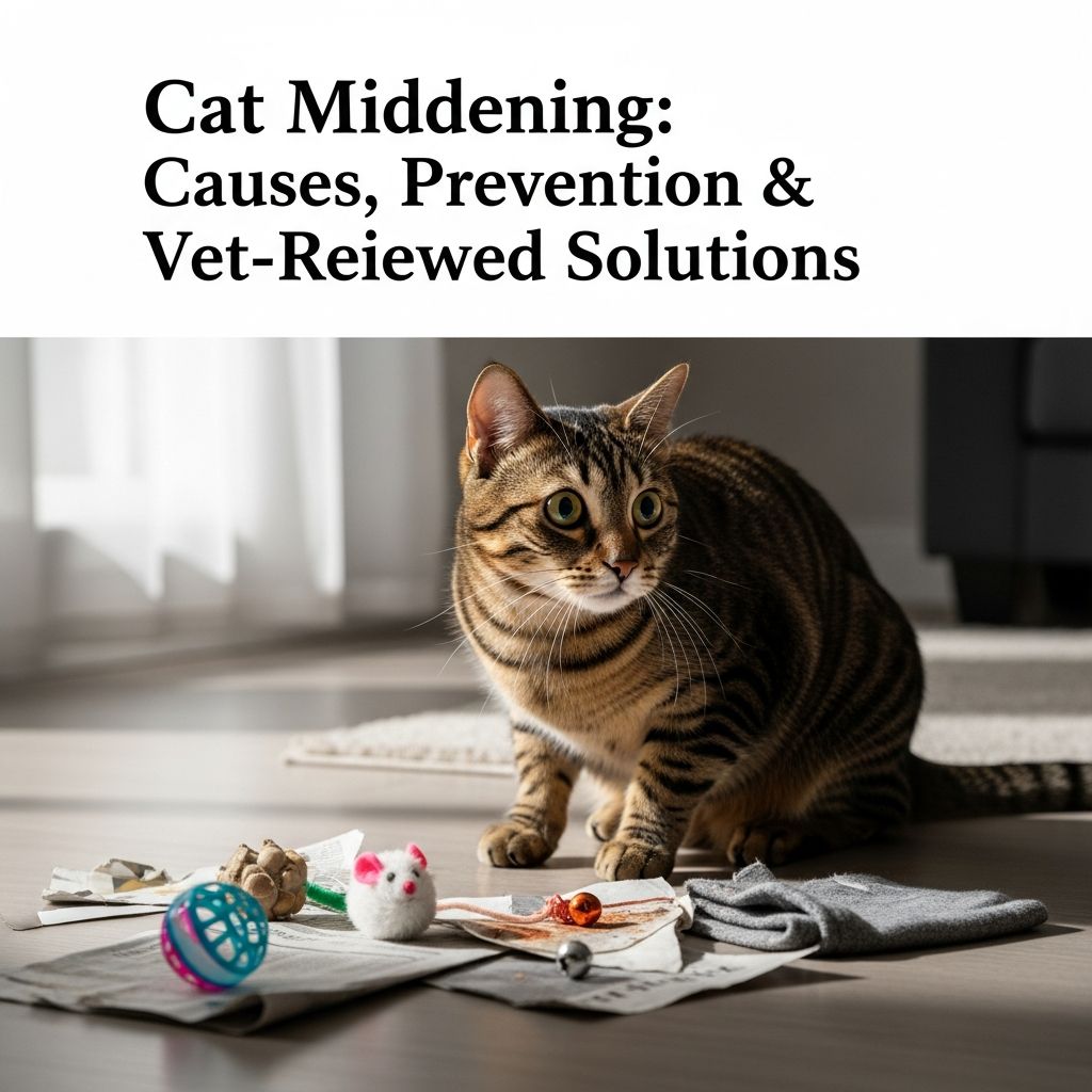Understanding cat middening: Why cats poop outside the litter box and how to help.