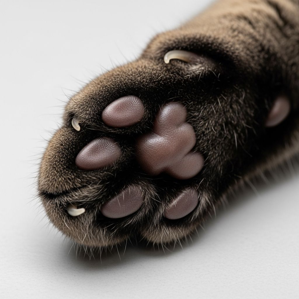 Discover the incredible anatomy and functions of cat paw pads, from shock absorption to sensory detection.