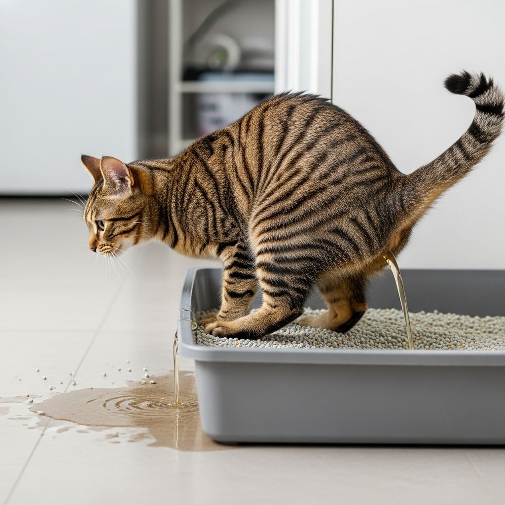 Cat Peeing Over Litter Box Edge: Causes & Fixes Discover why your cat urinates over the litter box edge and get vet-approved solutions to restore proper habits and keep your home clean.
