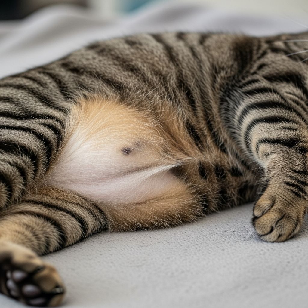 Understanding your cat's adorable belly flap: function, health implications, and when to worry.