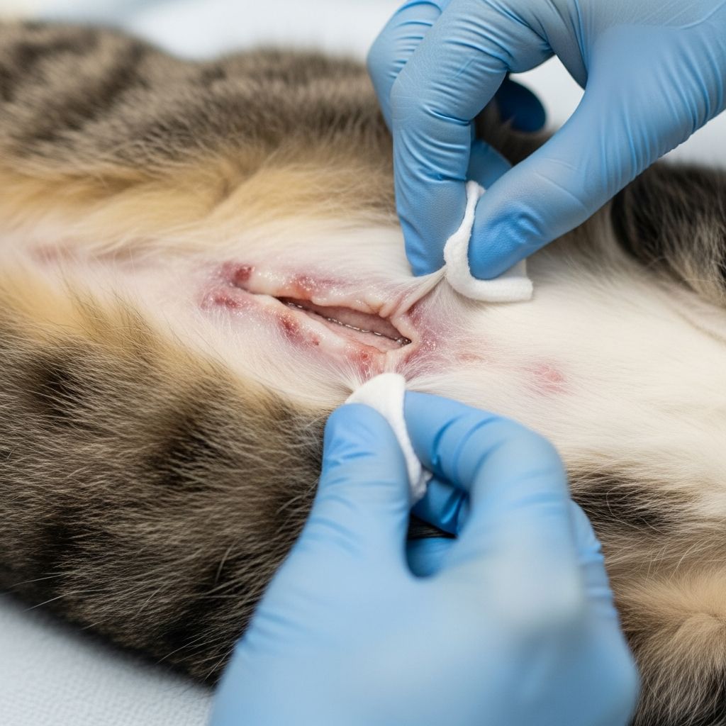 Cat Spay Wound Care: Managing Slight Opening Learn essential steps to monitor and care for your cat's spay incision if it shows a slight opening, ensuring safe recovery and preventing complications.