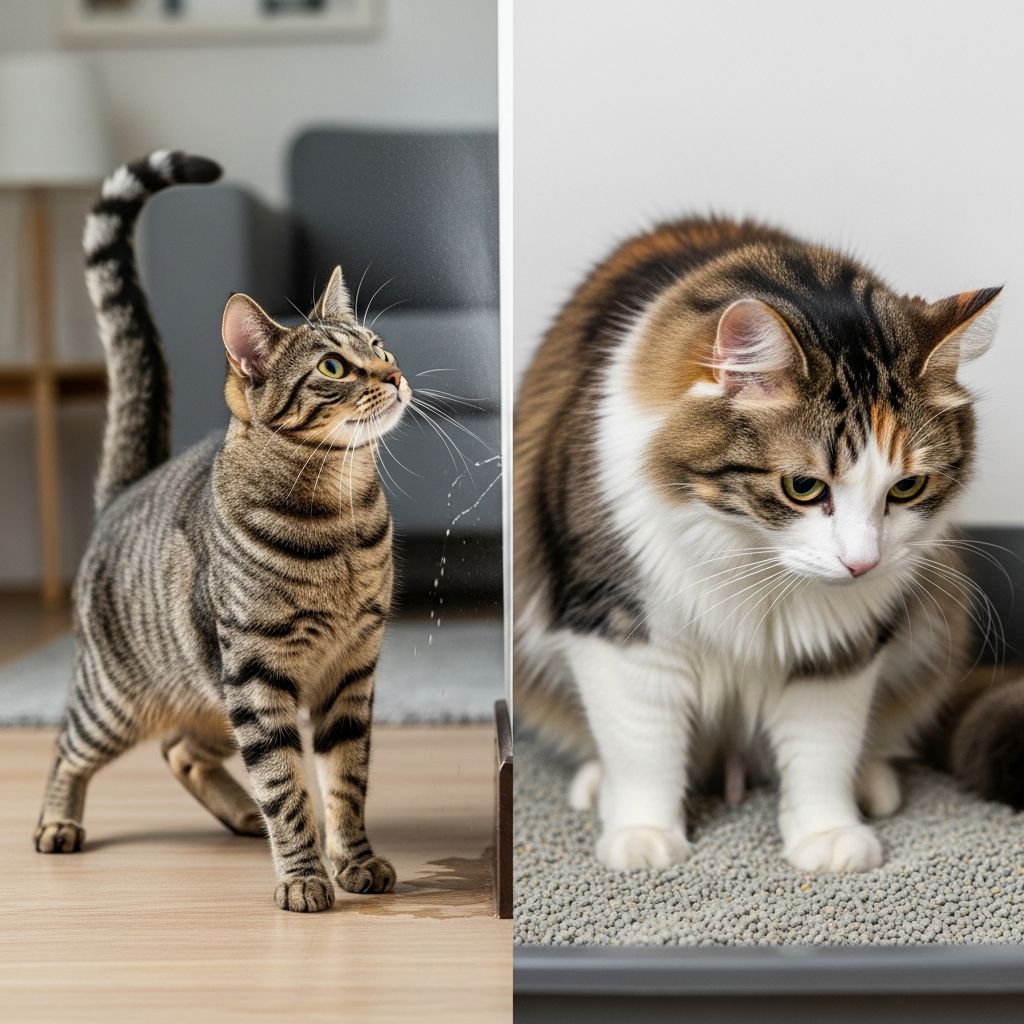Cat Spraying vs Urination: Key Differences Learn to identify cat spraying versus normal peeing, uncover causes, and apply proven strategies to manage and prevent this common feline behavior effectively.