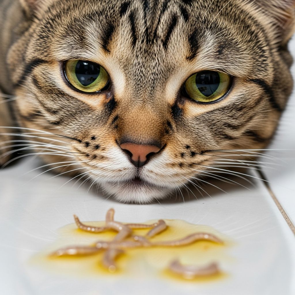 Discover why your cat is vomiting worms, identify common parasites, and learn essential steps for treatment and prevention to keep your feline healthy.