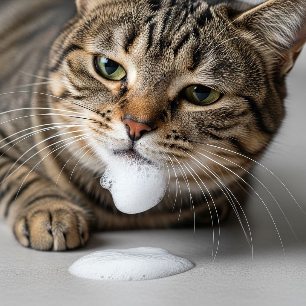 Discover why your cat is vomiting white foam, common causes, treatments, and when to seek vet care immediately.