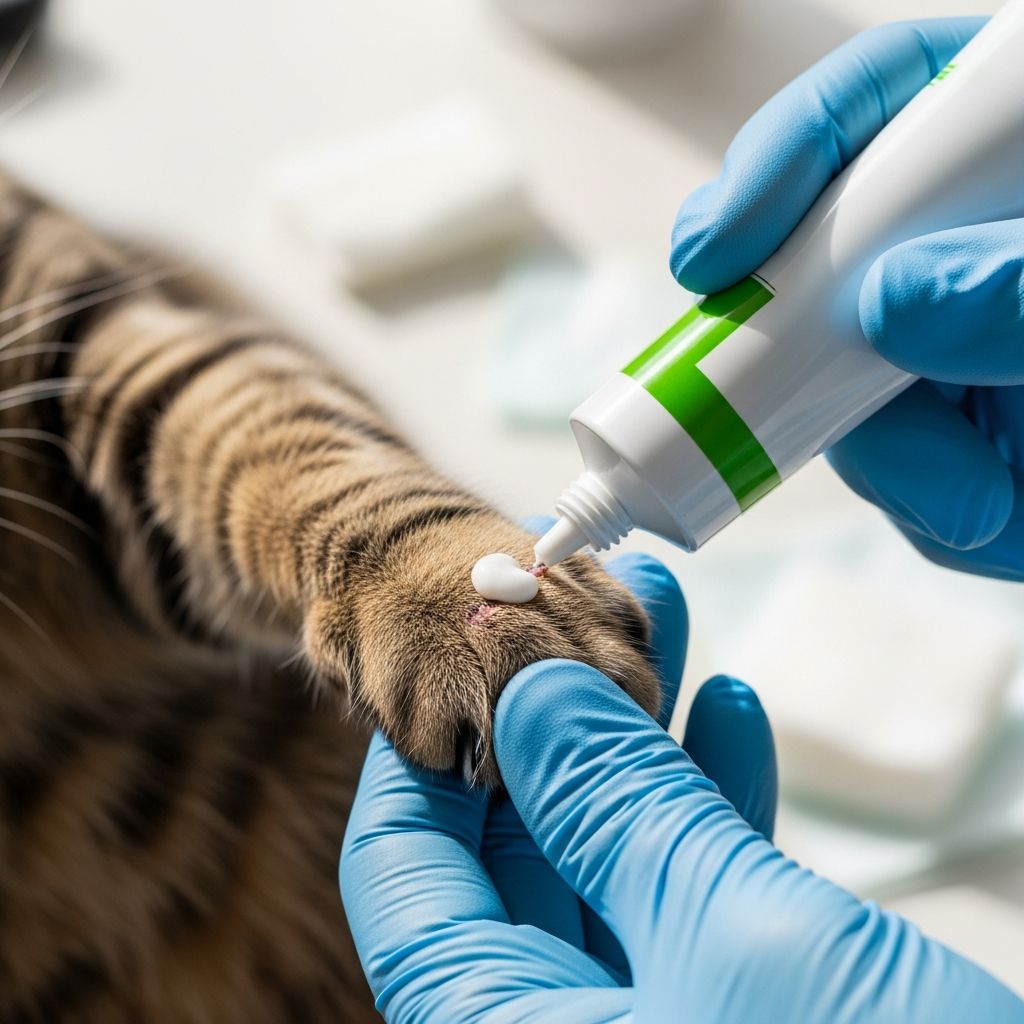 Learn which ointments safely treat cat wounds and promote faster healing recovery.