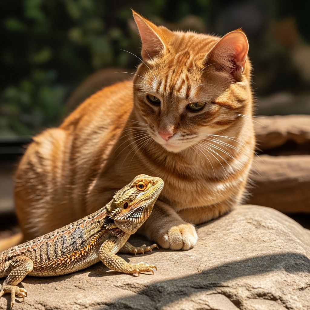 Cats and Bearded Dragons: Safe Coexistence Guide Learn how to safely house cats and bearded dragons together, manage risks, and promote harmony in multi-pet homes.