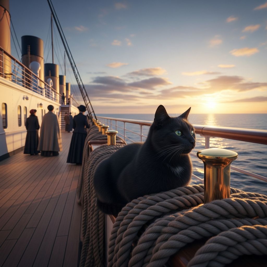 Cats on the Titanic: Jenny’s Tale of Instinct and Survival Uncover the mysterious story of Jenny, the Titanic's ship cat, and the legends surrounding her fate amid the 1912 disaster.