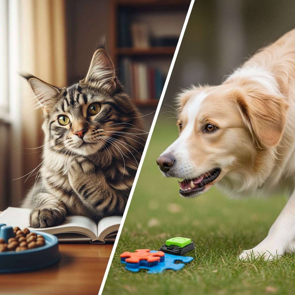 Cats vs Dogs: Unraveling Pet Intelligence Discover the scientific truth behind the age-old debate: Do cats outsmart dogs, or do dogs reign supreme in cognitive prowess?