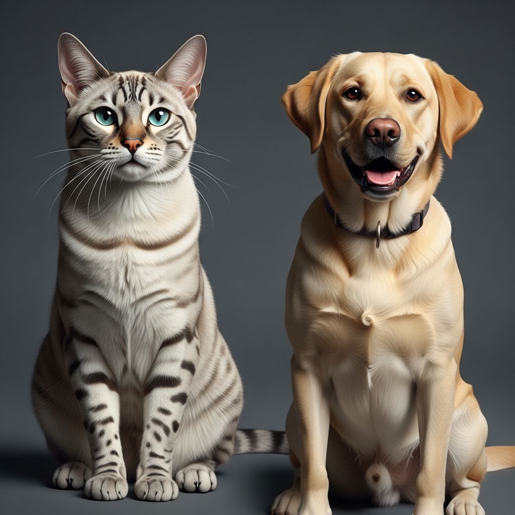 Cats vs Dogs: Unraveling Pet Intelligence Discover scientific insights into whether cats or dogs hold the edge in cognitive abilities, from neuron counts to problem-solving skills.