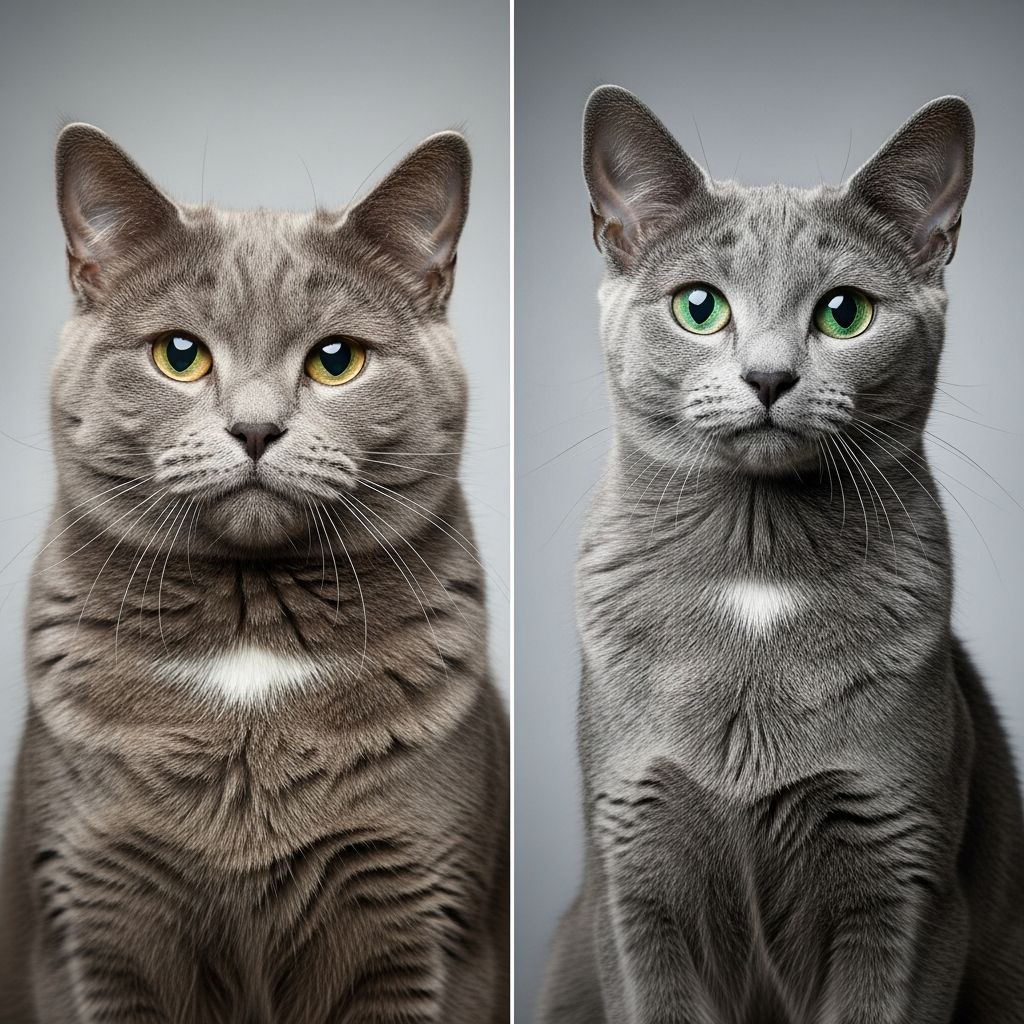 Chartreux vs Russian Blue Cat: Key Differences Discover the key differences between Chartreux and Russian Blue cats in appearance, temperament, care needs, and which breed suits your lifestyle best.