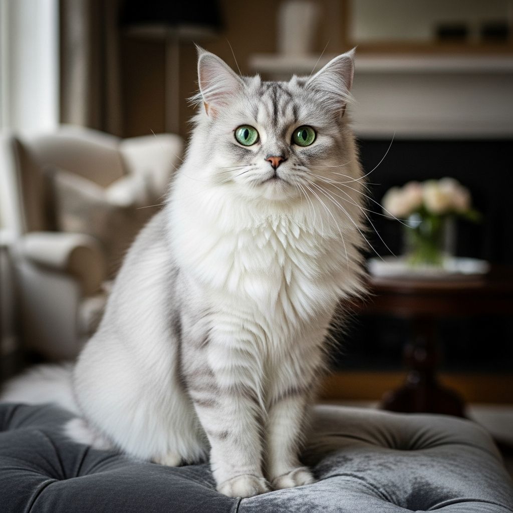 Chinchilla Cat Breed Guide: Care, Health & Temperament Tips Discover the elegant Chinchilla cat: its stunning silver coat, gentle personality, and care needs for a perfect feline companion.