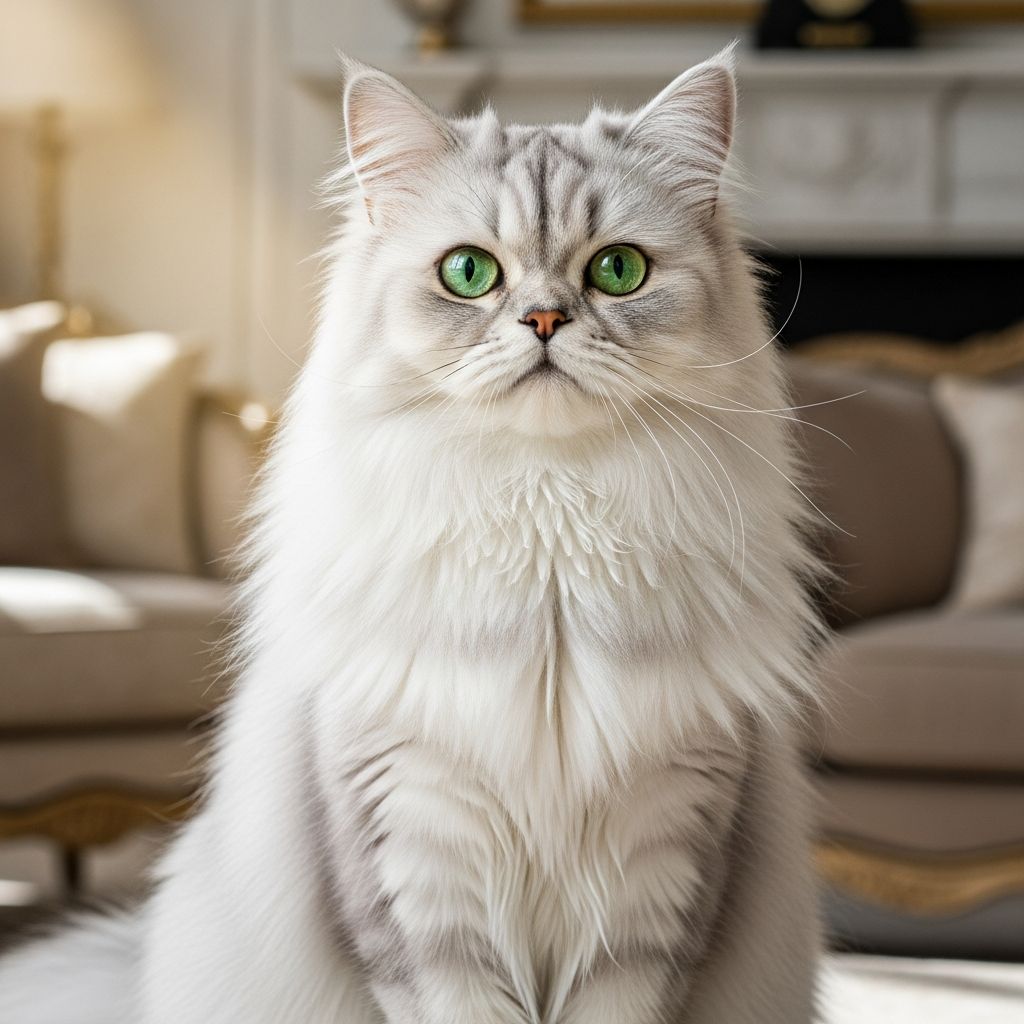 Discover the elegant and serene nature of Chinchilla Persian cats