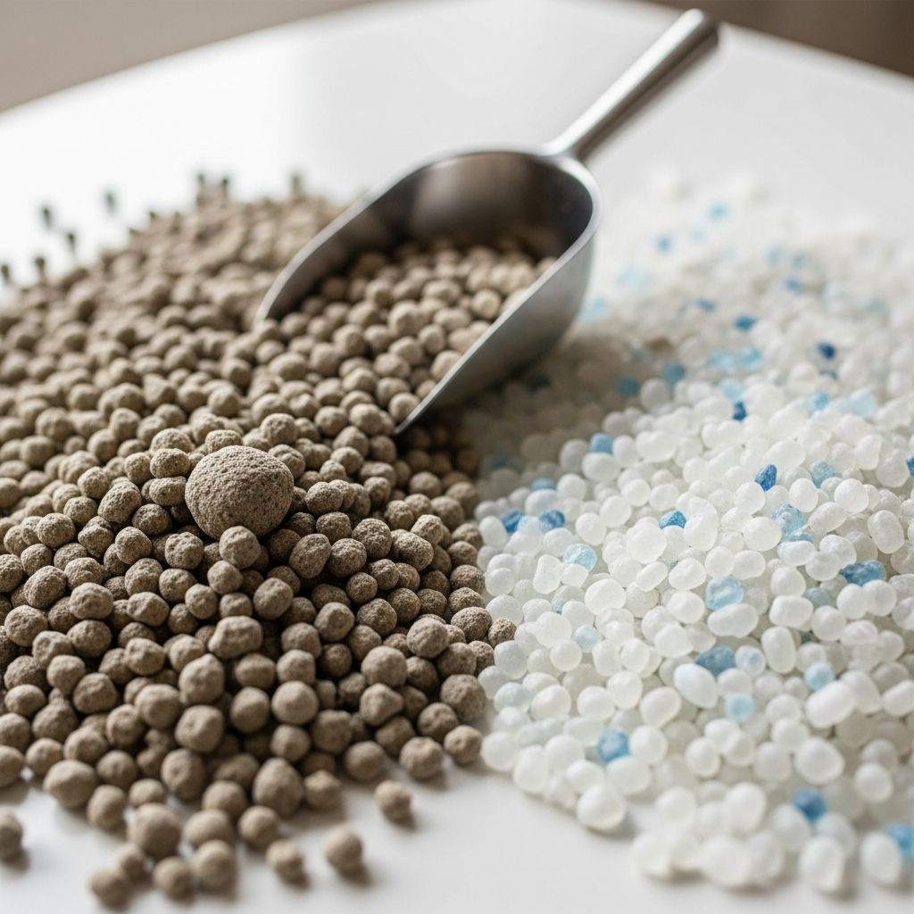 Clumping vs Crystal Cat Litter: Best Choice Guide Discover the pros, cons, and key differences between clumping clay and crystal silica litters to find the perfect match for your cat's needs and your home.