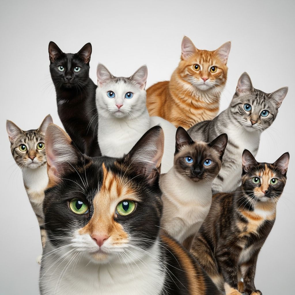 Discover the stunning diversity of cat coat colors and patterns, from classic tabby to rare tortoiseshell, revealing nature's artistic genius in every feline.