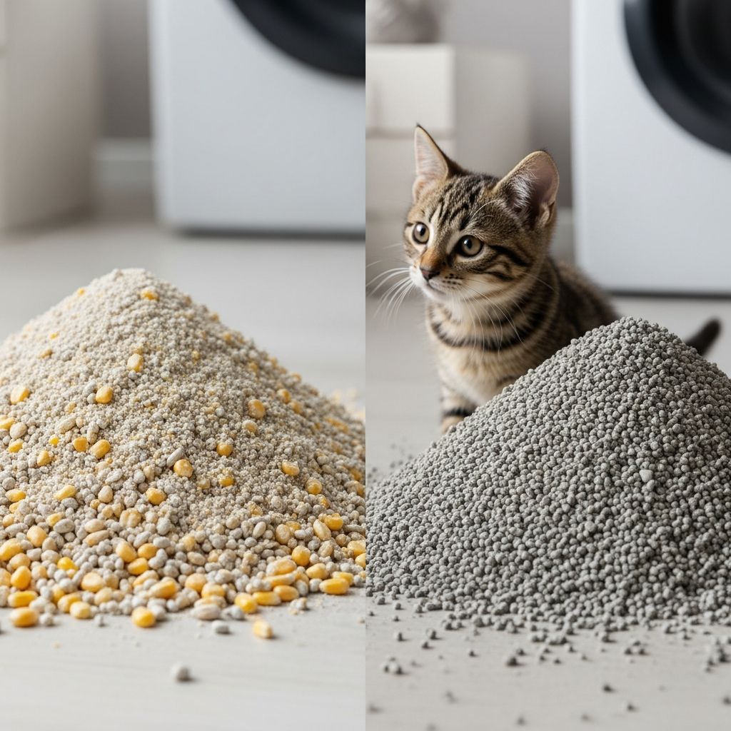 Discover how corn and clay cat litters compare in absorbency, eco-impact, and cat comfort to pick the perfect option for your feline friend.