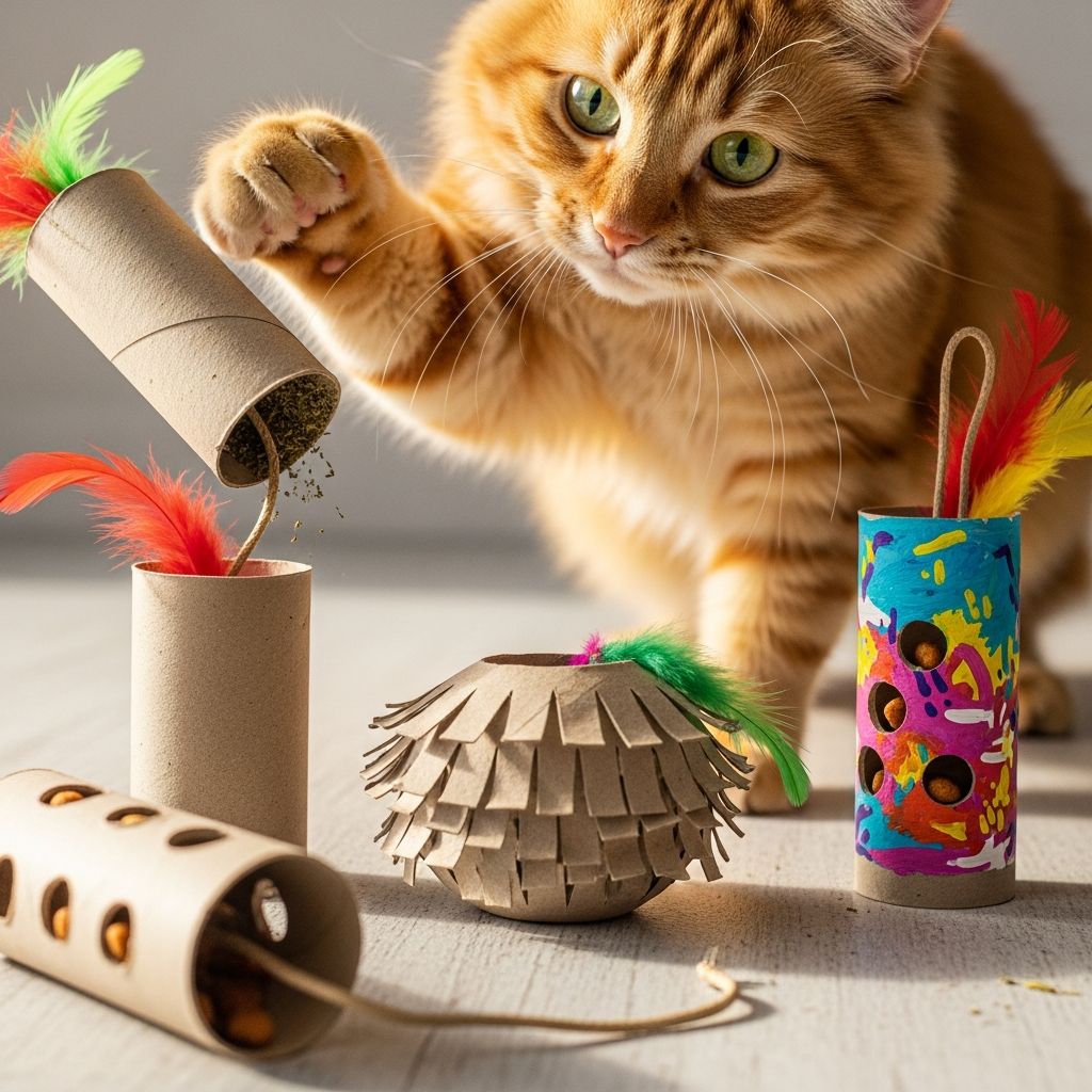 Creative TP Roll Toys For Cats: 10 DIY Ideas For Fun Play Transform everyday toilet paper rolls into engaging, budget-friendly toys that stimulate your cat's natural instincts and provide hours of playtime fun.