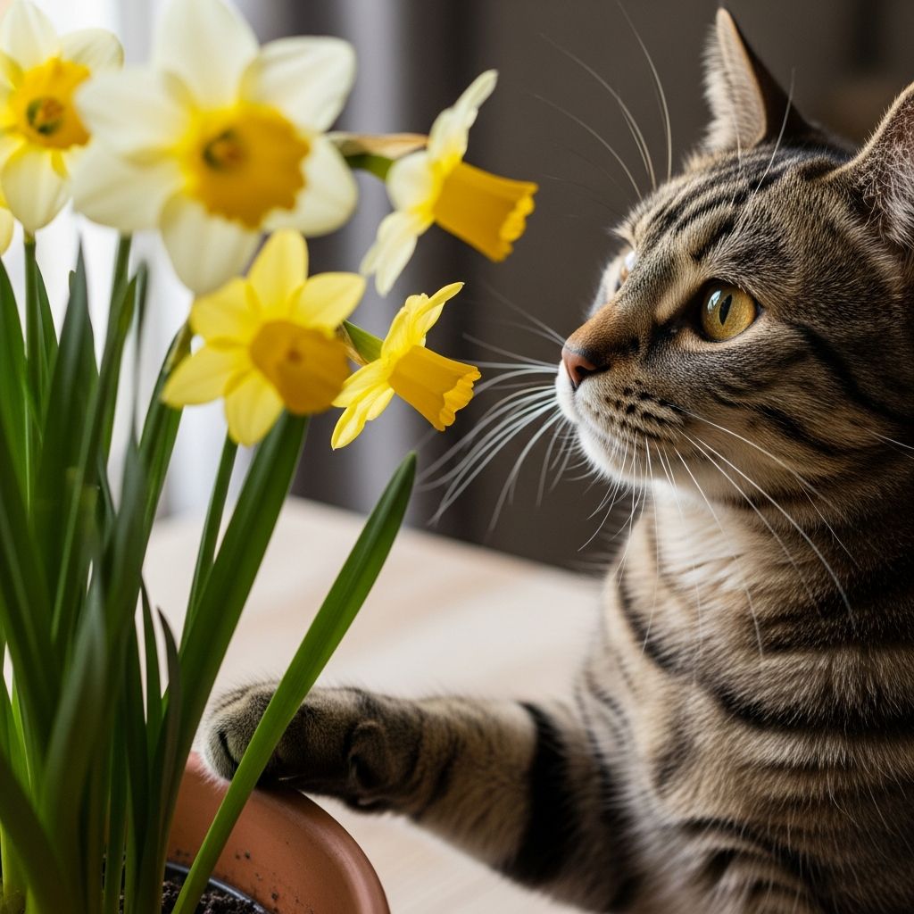 Daffodil Toxicity in Cats: Risks and Emergency Care Learn why daffodils are dangerous for cats and what to do if exposure occurs.