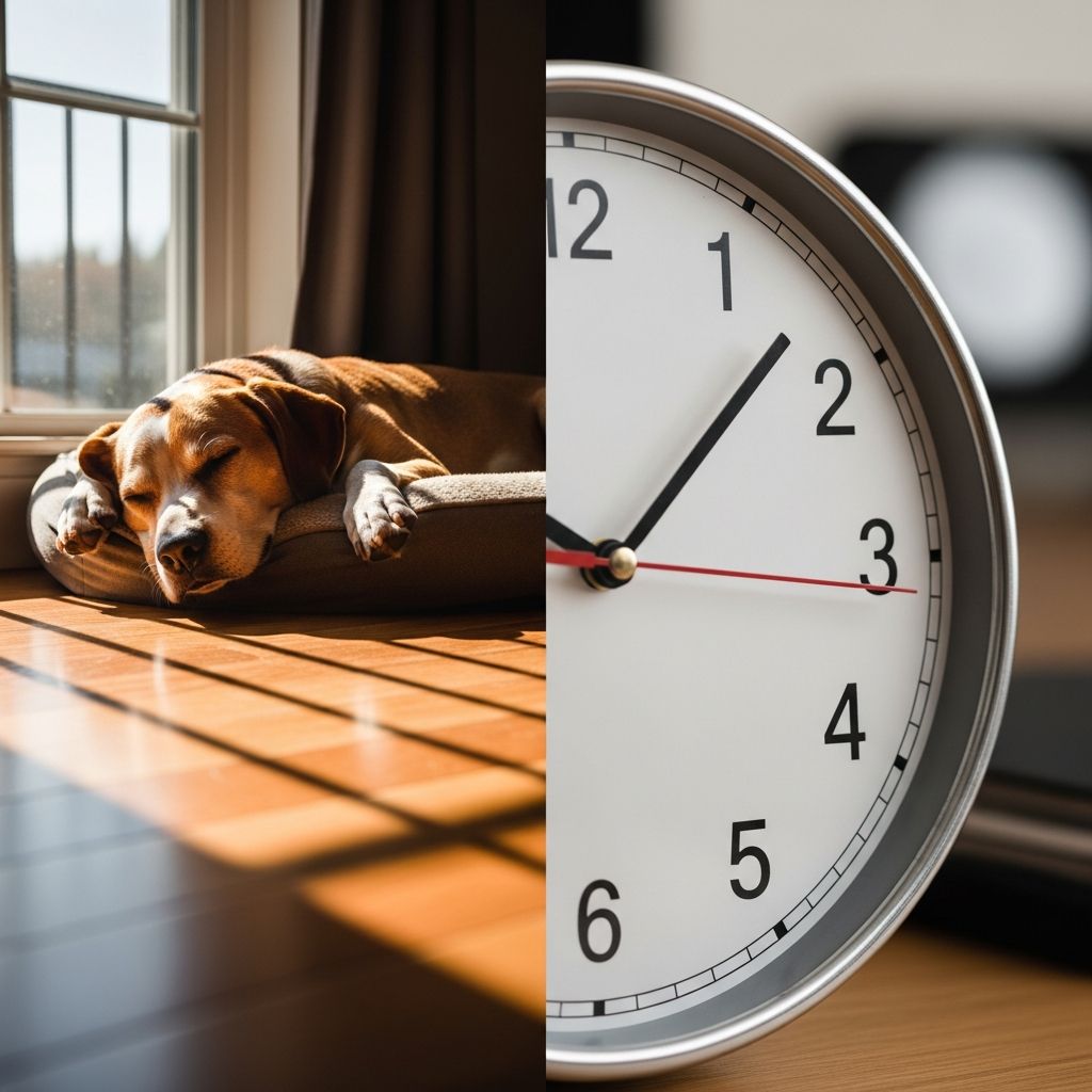 Dogs and Daylight Saving Time Adjustment Study Discover how sled dogs and companion dogs adjust to DST changes, with working dogs needing one day and pets adapting flexibly.