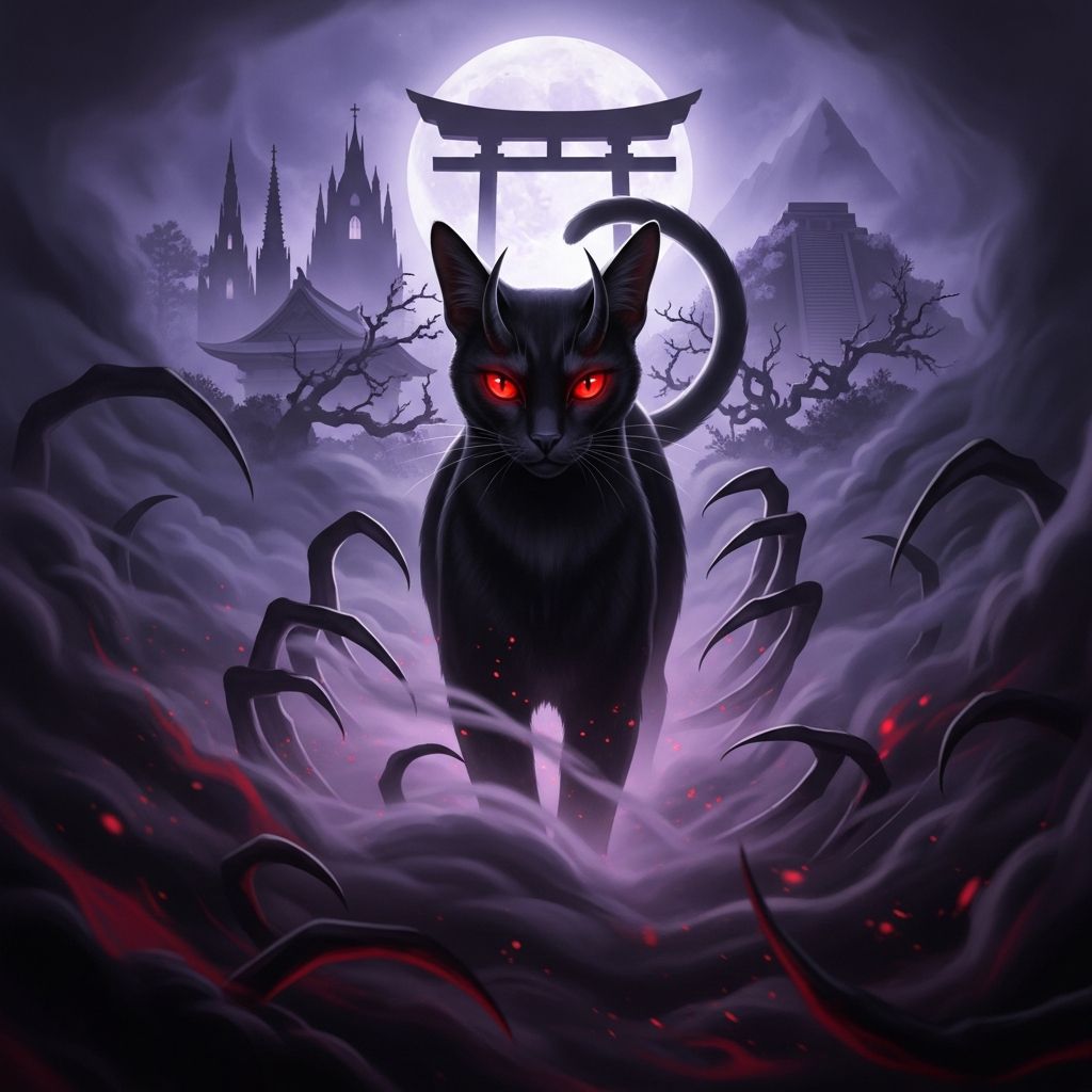 Demonic Felines in Global Mythology and Folklore Explore the dark legends of supernatural cats across cultures