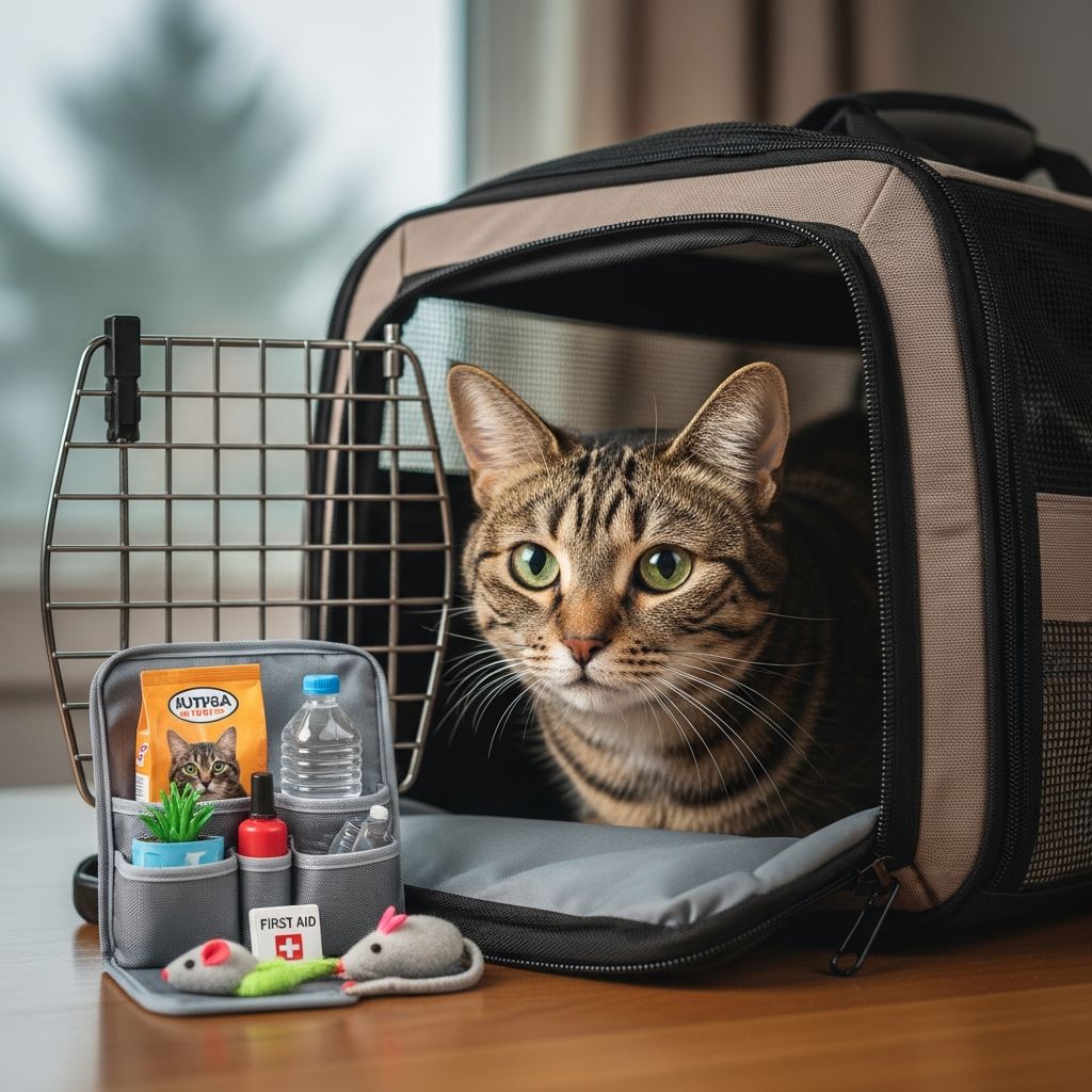 Essential guide to protecting your cat during emergencies with kits, plans, and safety tips for every disaster scenario.