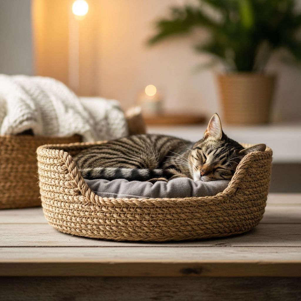 DIY Basket Cat Beds: 3 Cozy Projects For Cats Transform everyday baskets into luxurious, personalized sleeping spots for your cat with these simple, budget-friendly DIY projects.