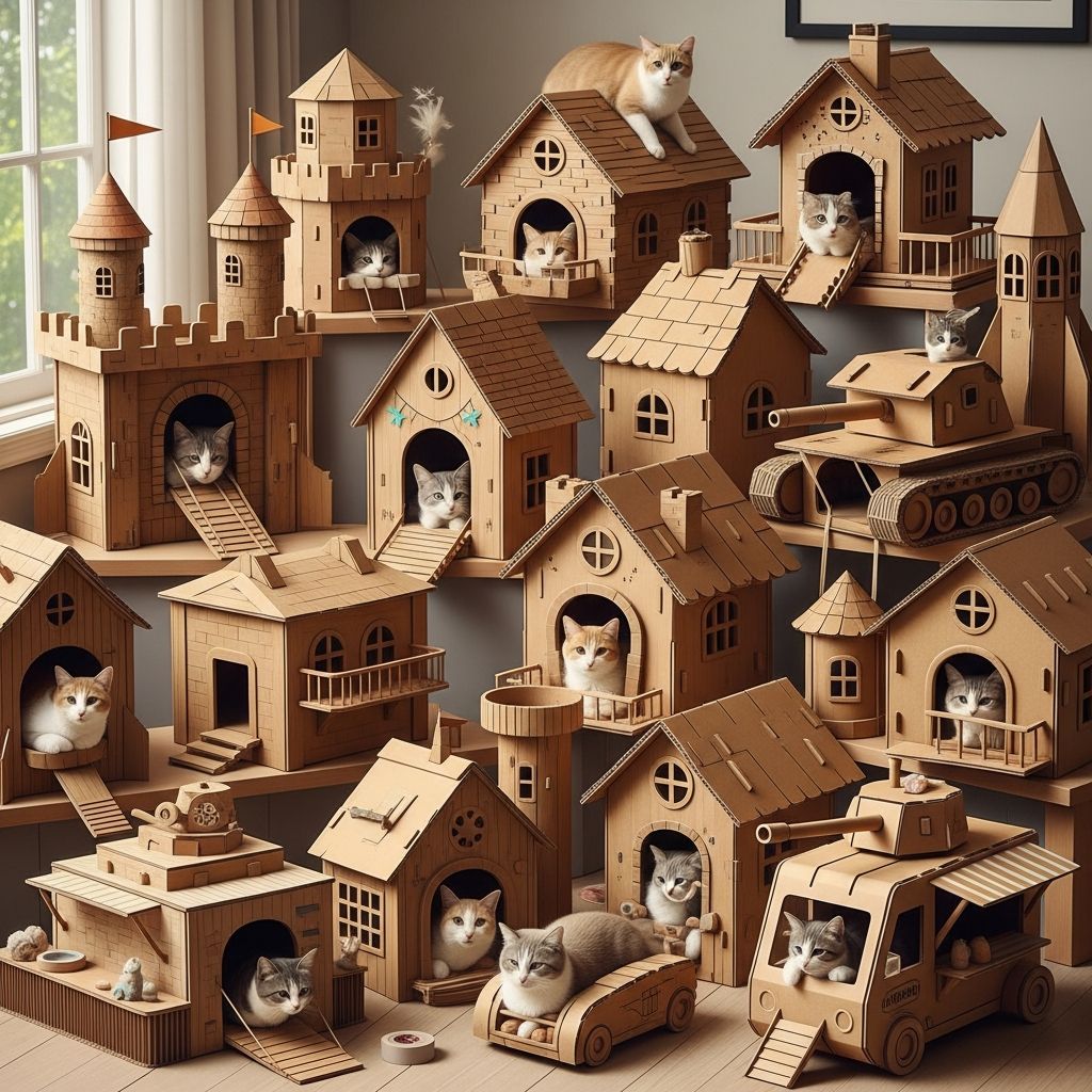 15 Free DIY Cardboard Cat Houses You Can Build Today Transform recycled cardboard boxes into fun, free cat houses with these 15 easy DIY plans your feline will adore.