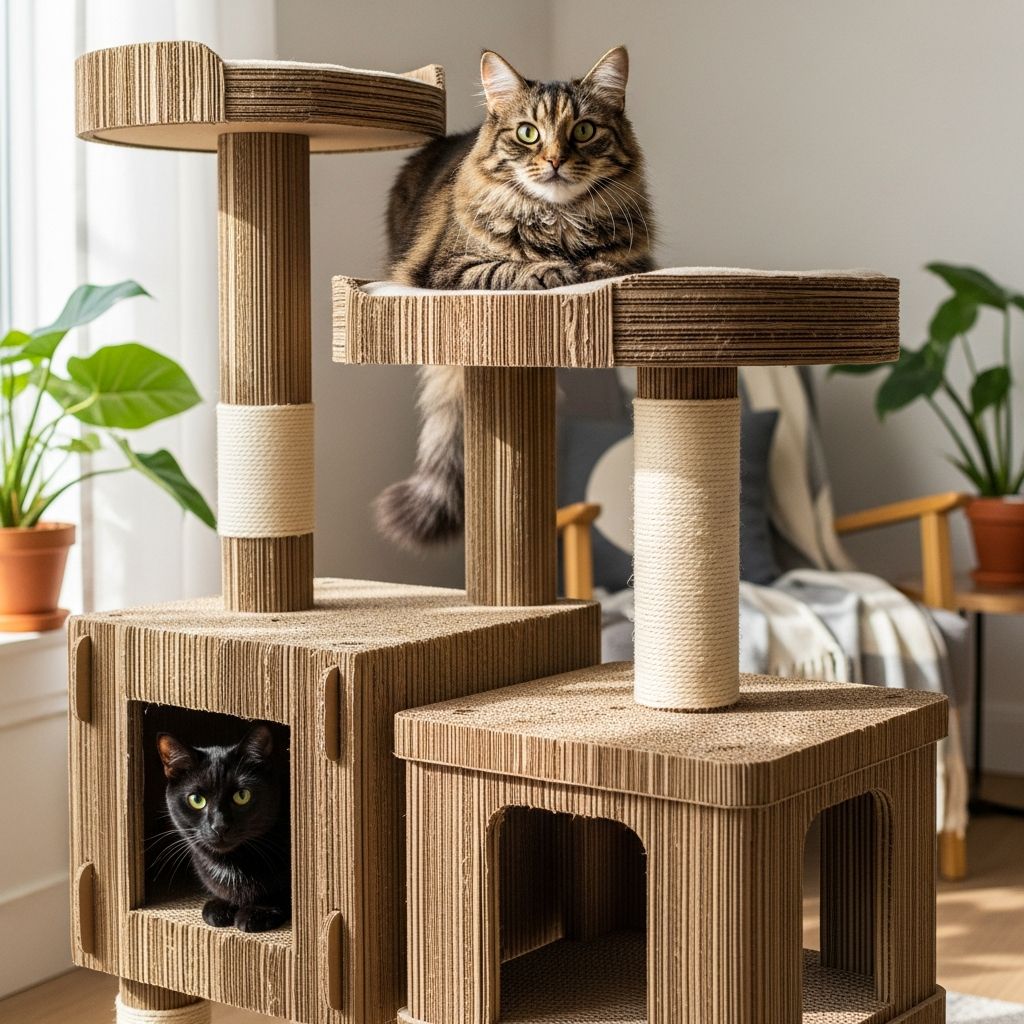 DIY Cardboard Cat Trees: Complete Guide To Custom Playgrounds Build fun, eco-friendly cat trees from cardboard to keep your feline entertained without breaking the bank.