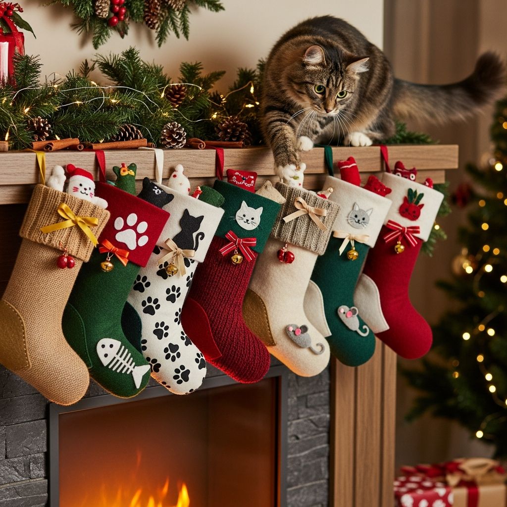 DIY Cat Christmas Stocking: 5-Step Guide To Festive Felines Craft a personalised festive stocking for your cat with our easy step-by-step DIY guide and expert tips for the perfect holiday surprise.