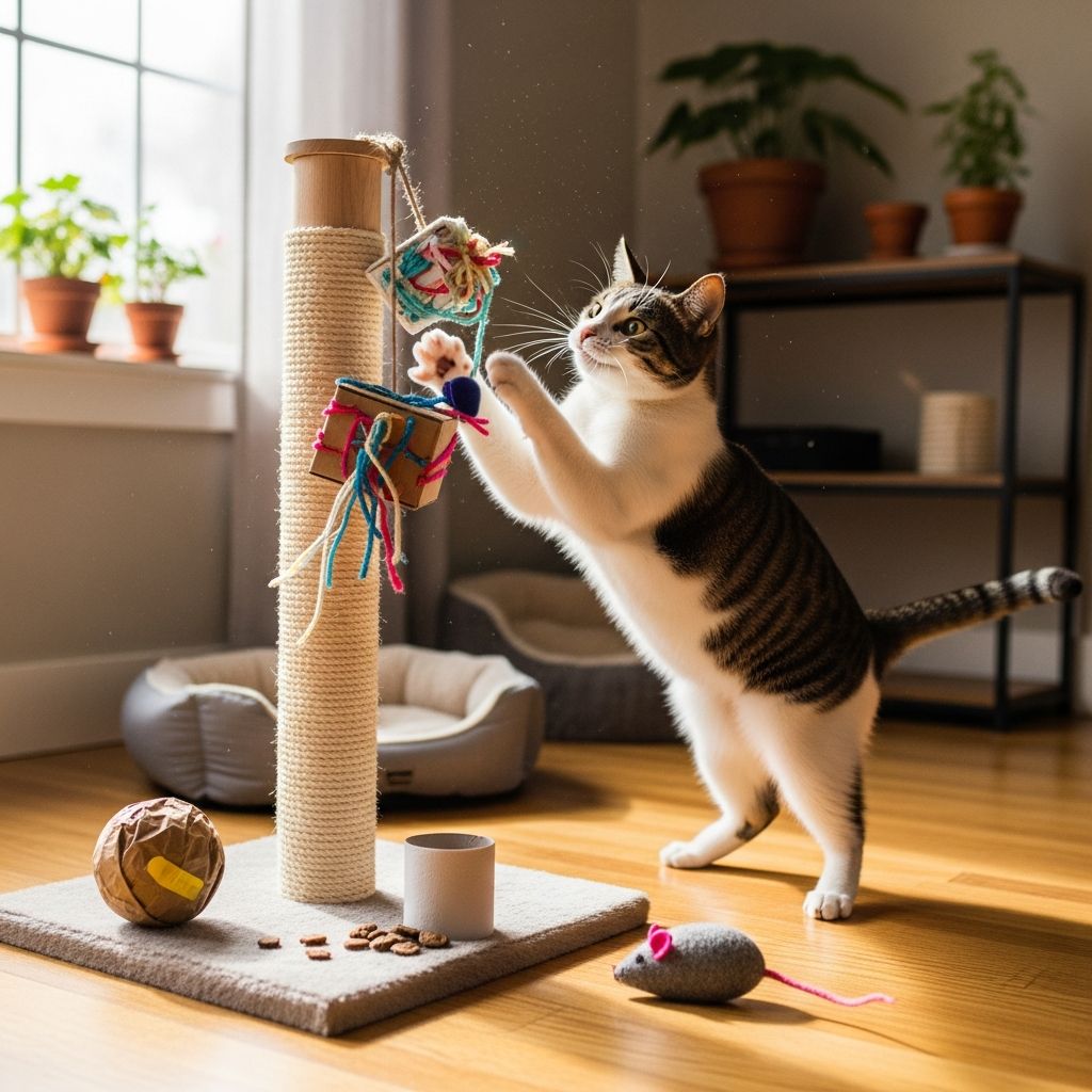 DIY Cat Enrichment: Keep Your Feline Happy at Home Creative and affordable DIY enrichment ideas to keep your cat mentally stimulated and entertained.