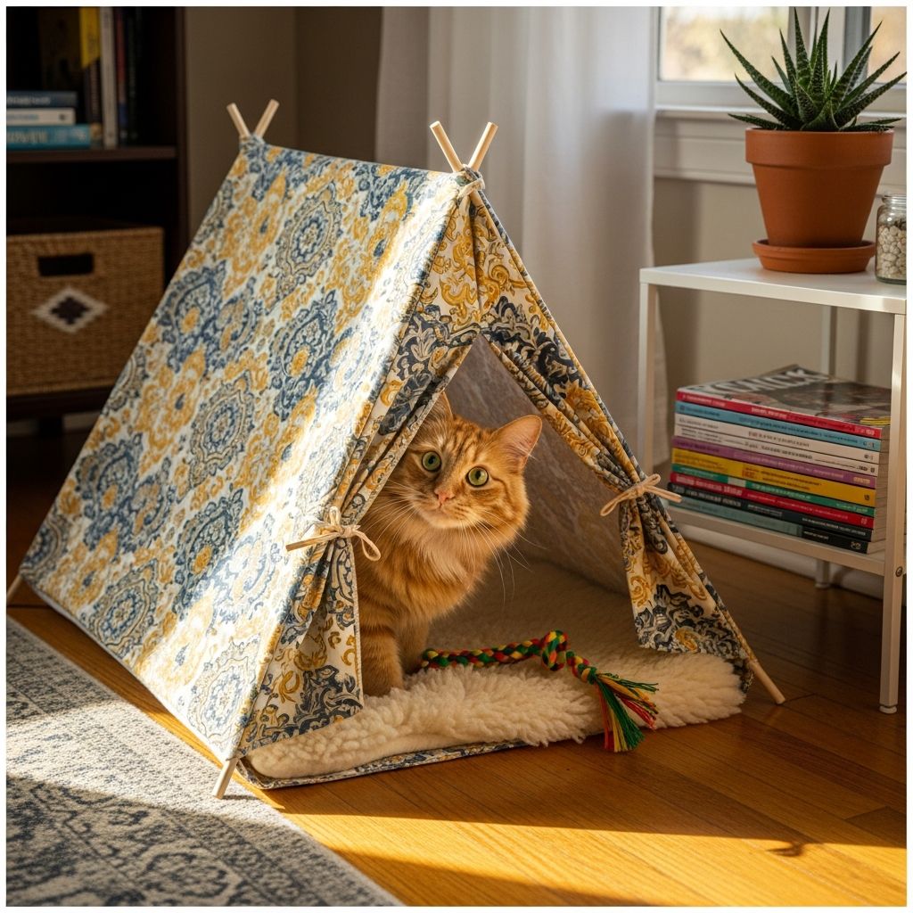 DIY Cat Tents: Easy Homemade Hideaways For Cats Transform everyday items into cozy cat tents with these easy DIY guides for endless feline fun and comfort.