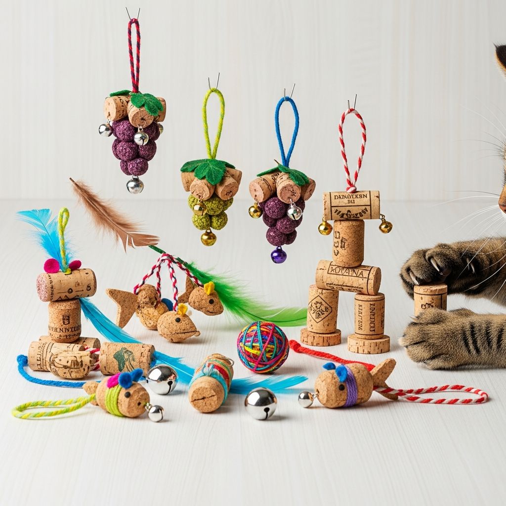 Transform everyday corks into engaging, eco-friendly toys that spark your cat's natural instincts and provide hours of playtime.