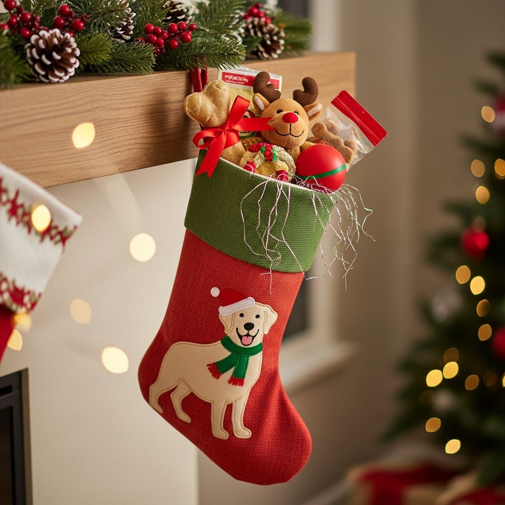 DIY Dog Christmas Stocking Guide: 3 Easy Designs Craft personalized Christmas stockings for your dog with easy DIY tutorials, patterns, and customization ideas for festive fun.