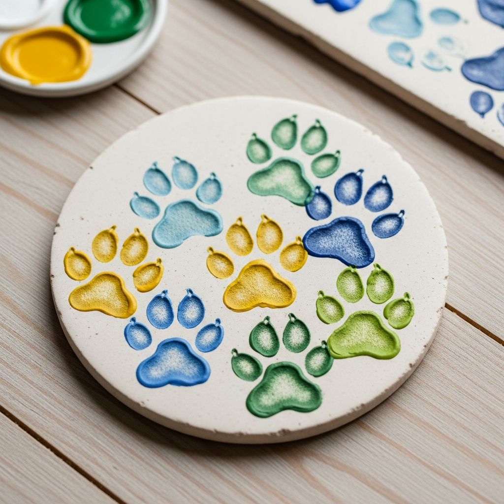 Dog Paw Prints DIY: Pet-Safe Painting Guide & Ideas Capture your dog's unique paw prints using safe paints and simple techniques for lasting homemade artwork and memories.