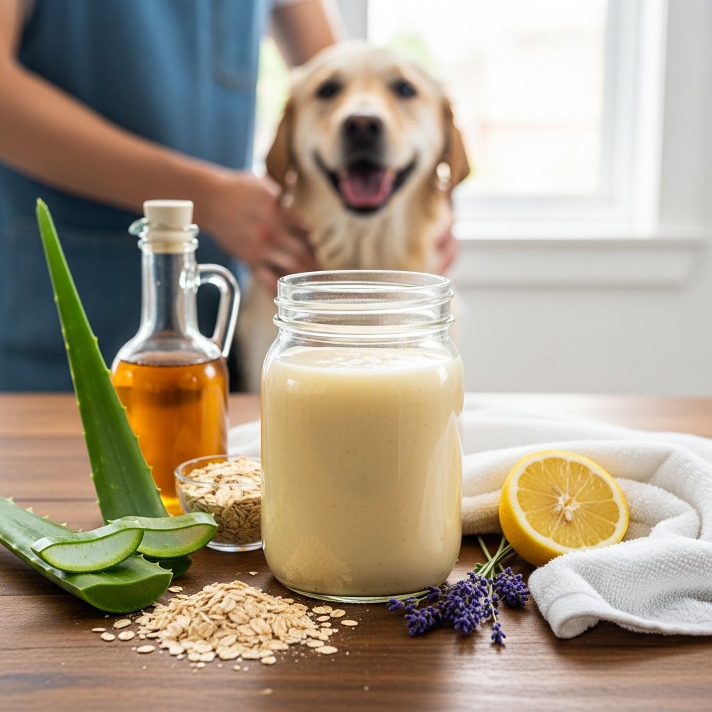 Craft natural, safe homemade shampoos tailored to your dog's skin type and needs for healthier coats without harsh chemicals.