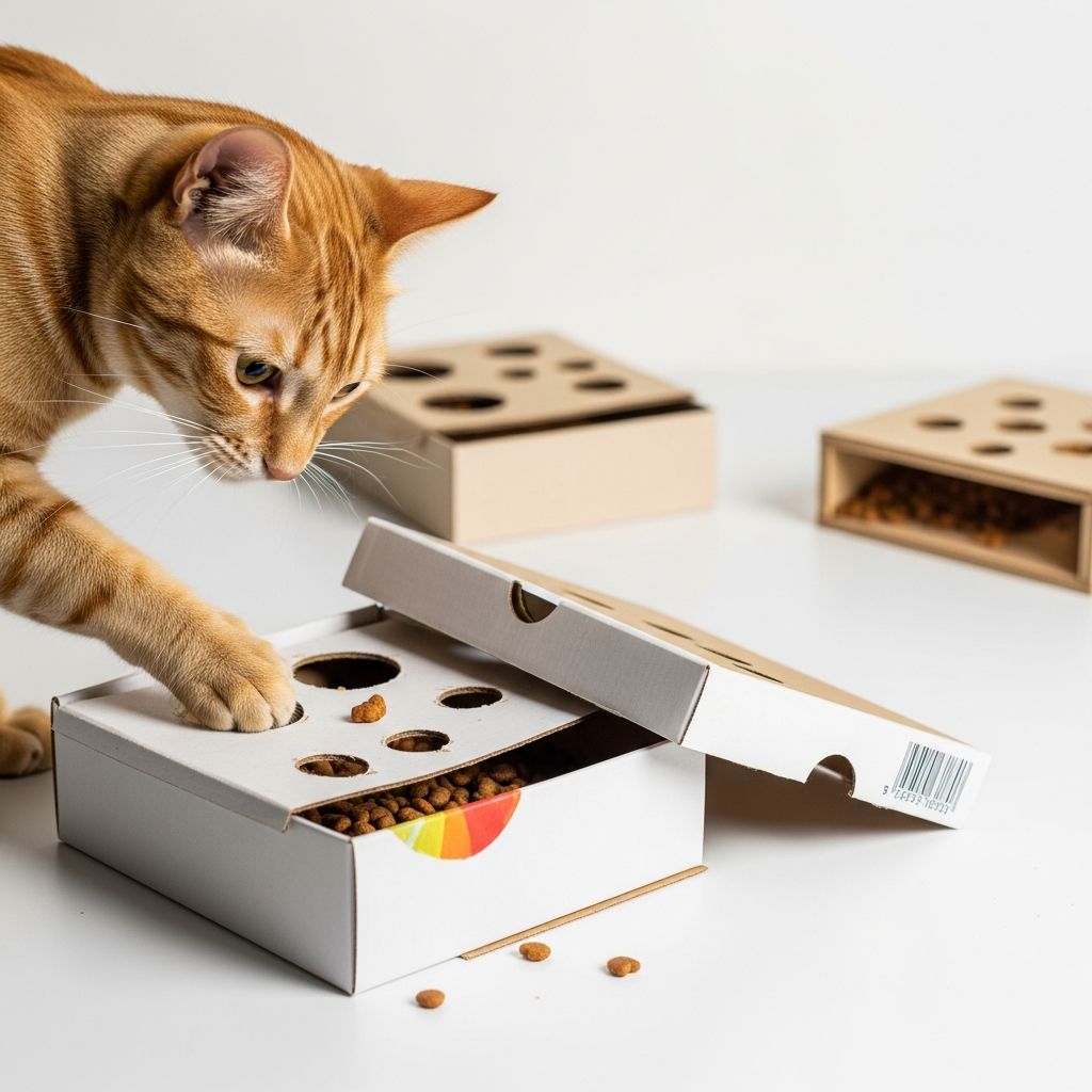 10 DIY Puzzle Cat Feeders You Can Make Today (With Pictures) Engage your cat's instincts with these 10 simple DIY puzzle feeders using household items for fun, mental stimulation, and slower eating.